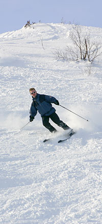 Off-piste skiing in Sirdal - less than 2 hours from Stavanger Norway